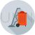 Vaccum Cleaner Flat Shadowed Icon