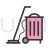 Vaccum Cleaner Line Filled Icon