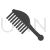Comb I Glyph Icon