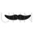 Moustache I Greyscale Icon