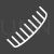 Thick Comb Line Inverted Icon