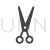 Scissors III Glyph Icon