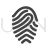 Fingerprint Glyph Icon