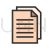Documents Line Filled Icon