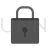 Lock Greyscale Icon