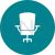 Office Chair Flat Round Icon