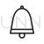 Bell Line Icon