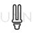 Energy Saver bulb Line Icon - IconBunny