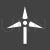 Windmill Glyph Inverted Icon