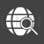 Global Search Glyph Inverted Icon