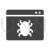 Web Crawler Glyph Icon