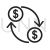 Move Currency Line Icon