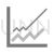 Line Graph Greyscale Icon