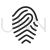 Fingerprint Line Icon