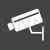 Security Camera I Glyph Inverted Icon