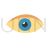 Eye Flat Multicolor Icon