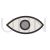 Eye Line Filled Icon