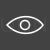 Eye Line Inverted Icon