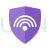 Protected Wifi Flat Multicolor Icon
