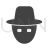 Hacker Mask Glyph Icon