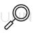 Magnifying Glass Line Icon
