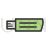 Flash Drive Line Filled Icon