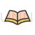 Open Book Line Filled Icon