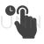 Click and Hold Glyph Icon