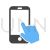 Touch Device II Blue Black Icon