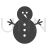 Snowman I Glyph Icon