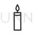 Candle Line Icon