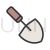 Trowel Line Filled Icon