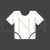 Baby Shirt Glyph Inverted Icon