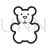 Stuffed Bear Line Icon