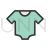 Shirt Line Filled Icon