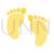 Baby Feet Flat Multicolor Icon