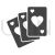 Deck of Cards Glyph Icon