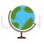 Globe I Flat Multicolor Icon