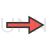 Right Arrow Line Filled Icon