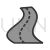 Road Line Filled Icon