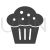 Muffin Glyph Icon