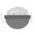 Flour Pot Greyscale Icon