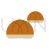 Small Baked Buns Flat Multicolor Icon