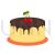 Cake III Flat Multicolor Icon
