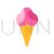 Ice Cream Flat Multicolor Icon