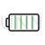 Full Battery Line Green Black Icon