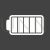 Full Battery Glyph Inverted Icon