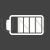 Half Battery Glyph Inverted Icon