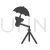 Umbrella Stand Glyph Icon