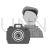 Photographer II Greyscale Icon